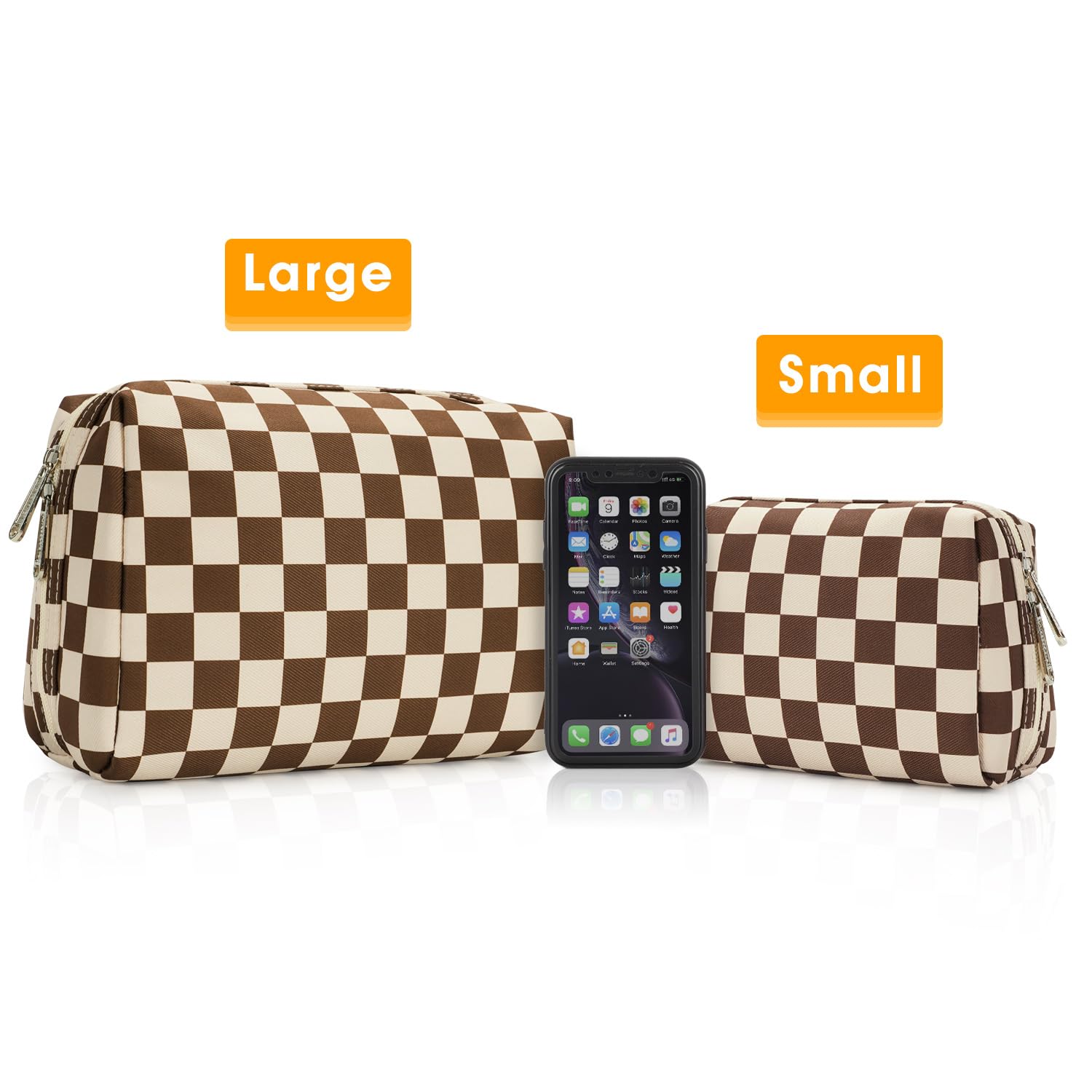 Narwey idee cadeau damier sombre, option pratique et colorée