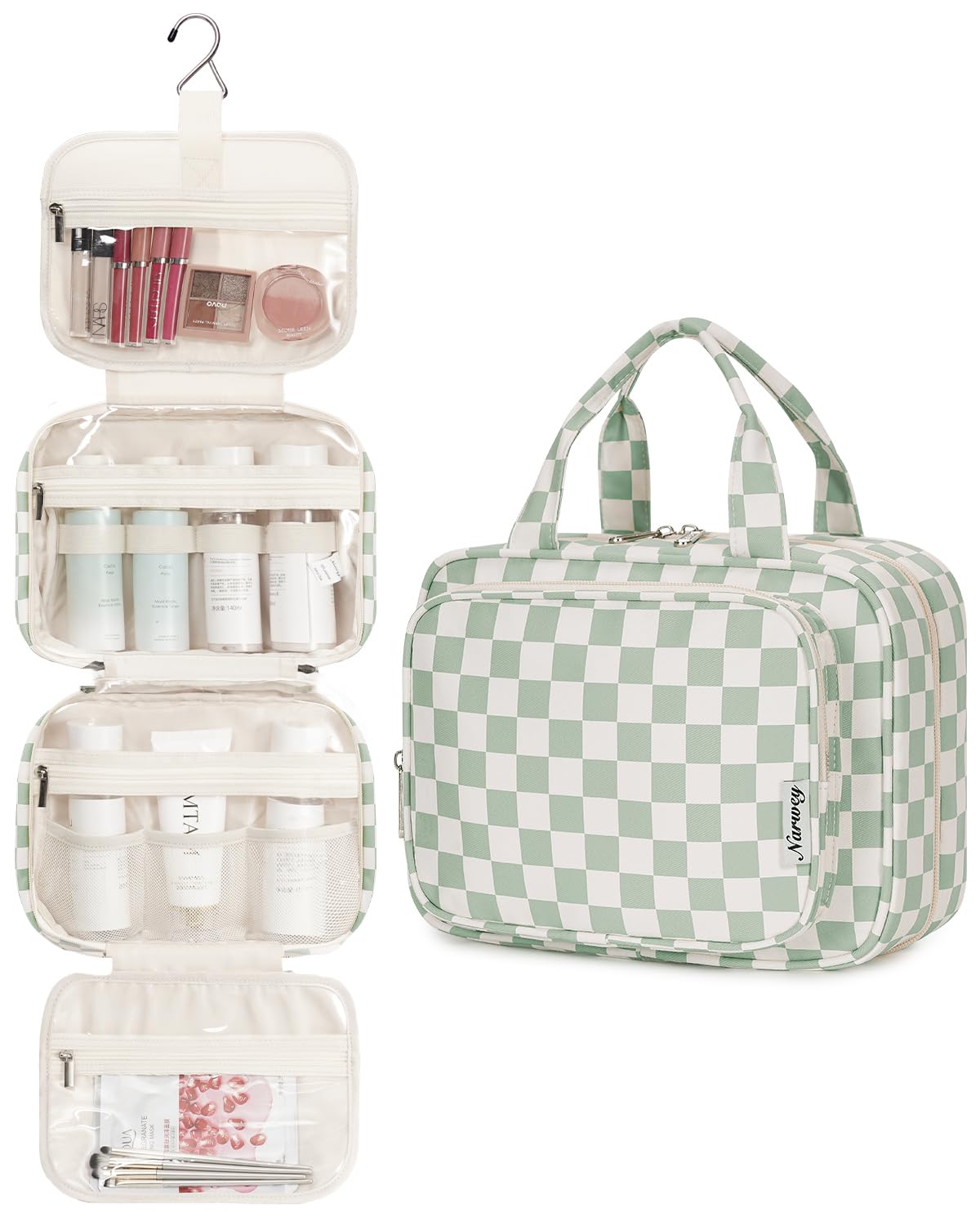 Narwey sac montrant quatre poches intérieures pour l'organisation.