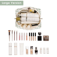 Narwey poches internes pratiques pour organiser maquillage et soins lors de voyages.