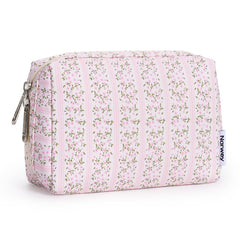 Narwey pochette maquillage mini bourgeons fleurs: compacte, légère et parfaite pour le sac.