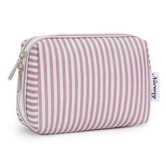 Pochette Narwey mini Dusty Rose Stripe, parfaite en déplacement