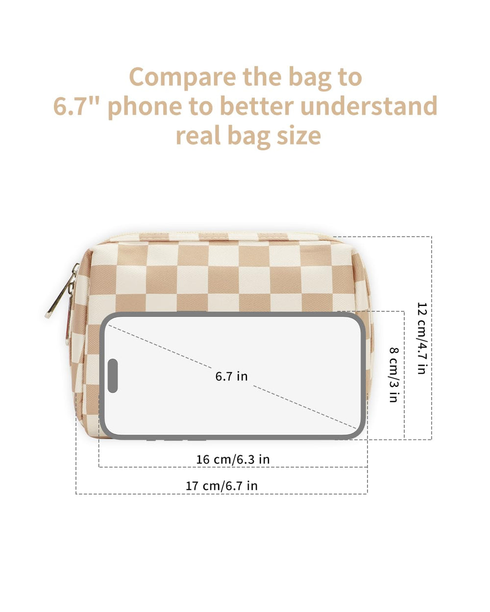 Narwey pochette polyvalente, parfaite pour voyages et rangement quotidien.