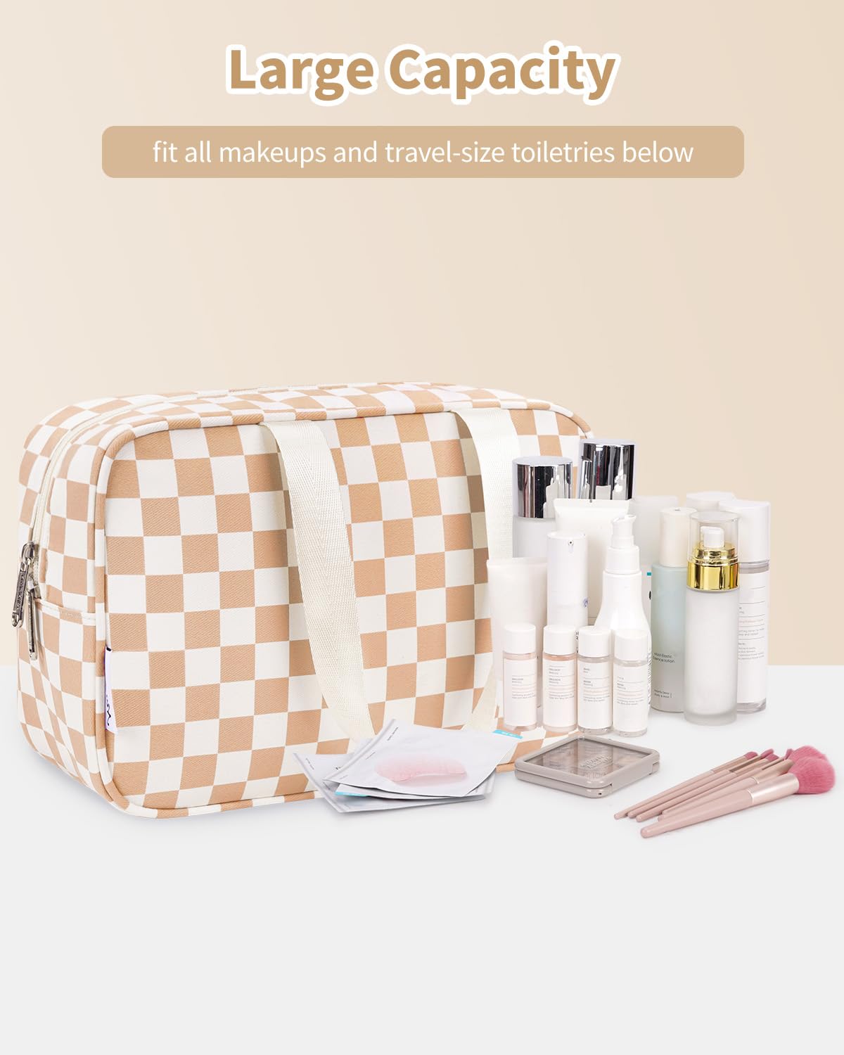 Narwey sac beauté léger et robuste, idéal pour voyage