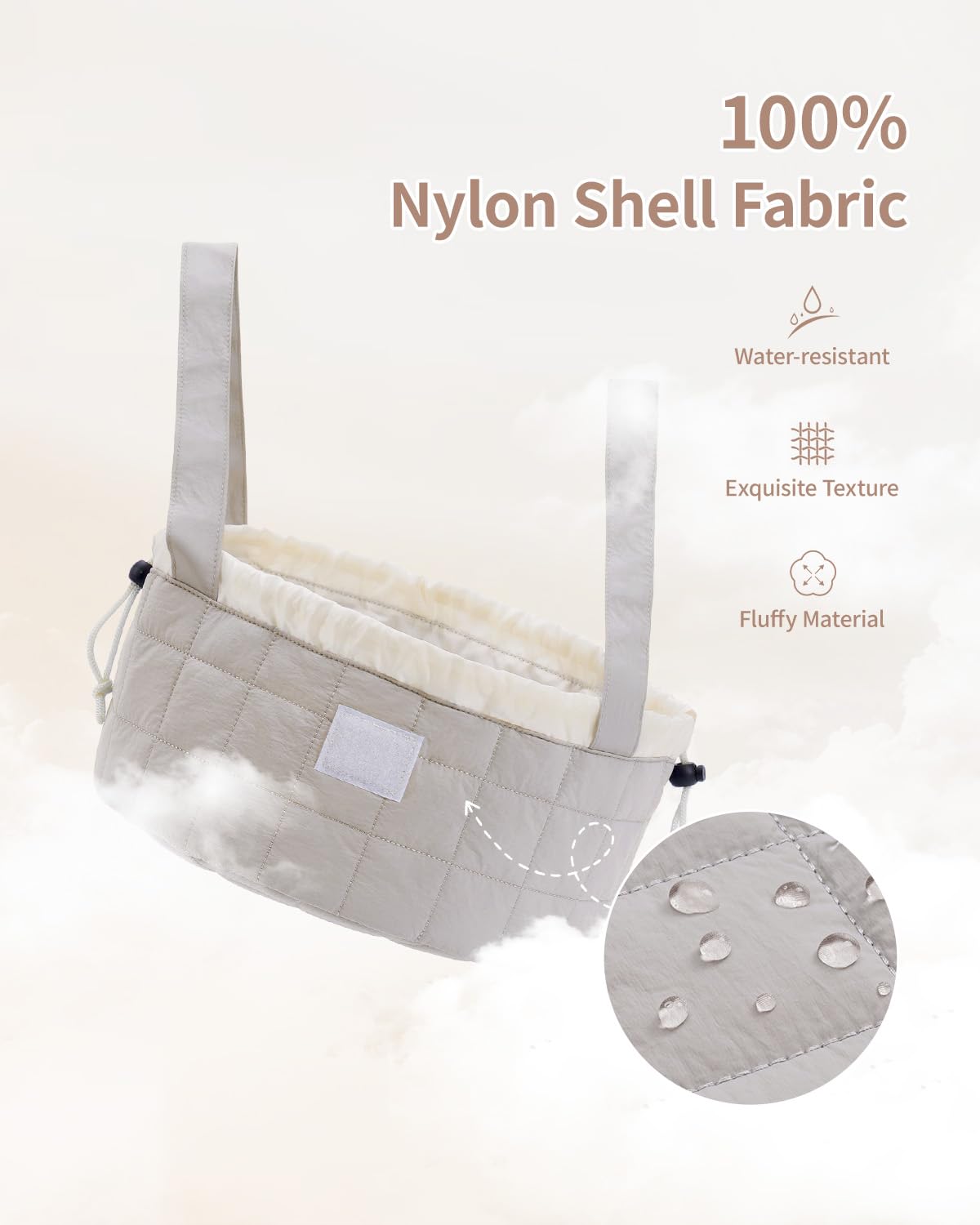 Narwey sac cosmétique imperméable, protège vos essentiels même sous la pluie.