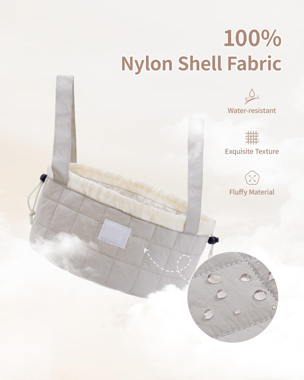 Narwey sac cosmétique imperméable, protège vos essentiels même sous la pluie.