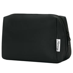 Narwey sac cosmétiques voyage noir : aperçu extérieur pratique.