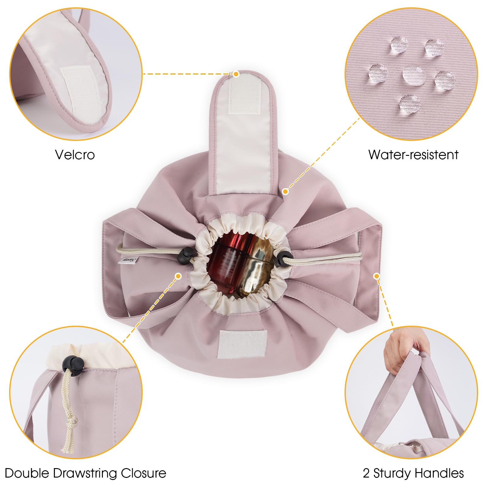 Narwey Baril Maquillage Rose Poussière ouverture rapide et accessible.