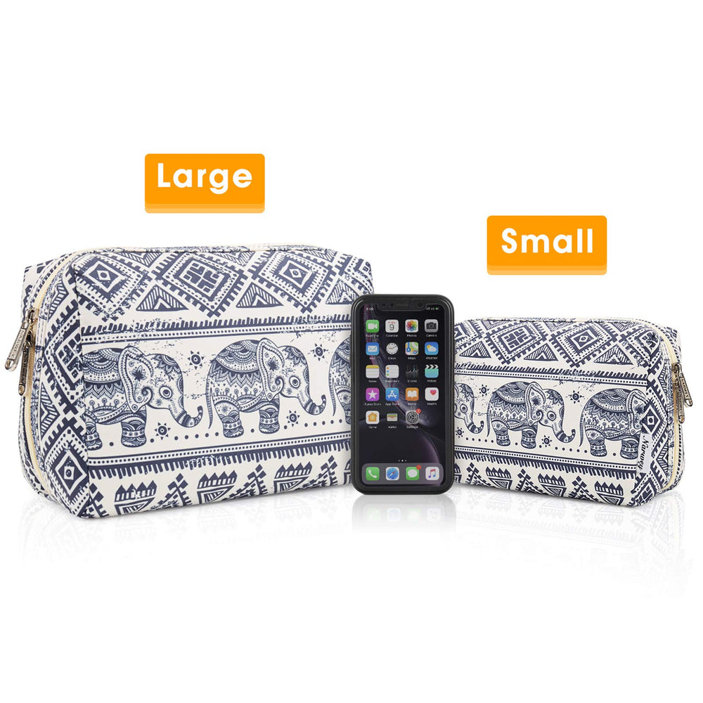 Sac Narwey Maquillage Éléphant Grand — couleurs et motifs vibrants pour un style personnel.