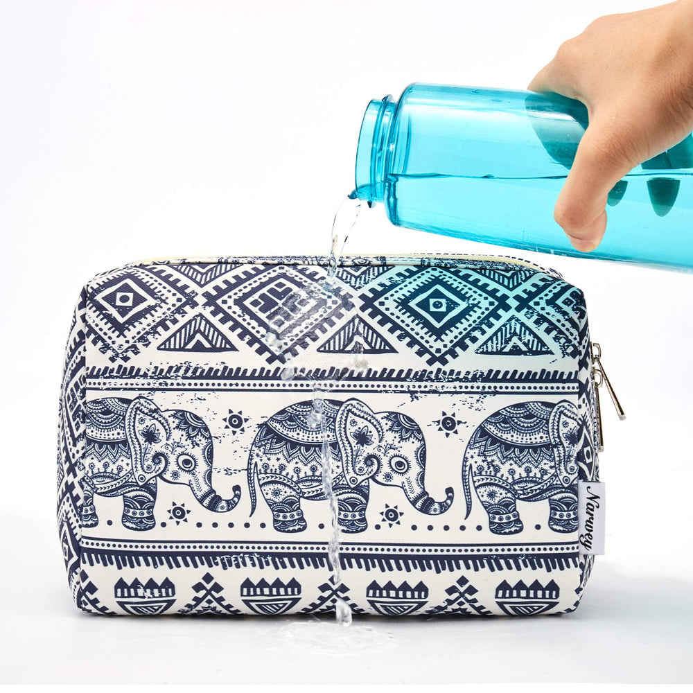 Sac Narwey Maquillage Éléphant Grand — tissu résistant à l eau protège vos articles.
