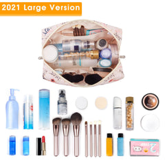 Narwey beige flamant, organisation claire pour produits cosmétiques.