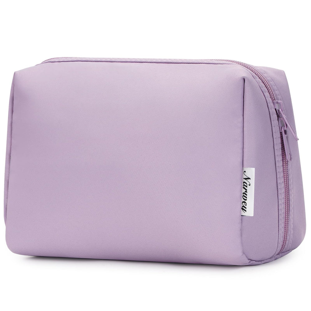 Narwey sac-maquillage grand violet avant: accès rapide à vos cosmétiques essentiels.