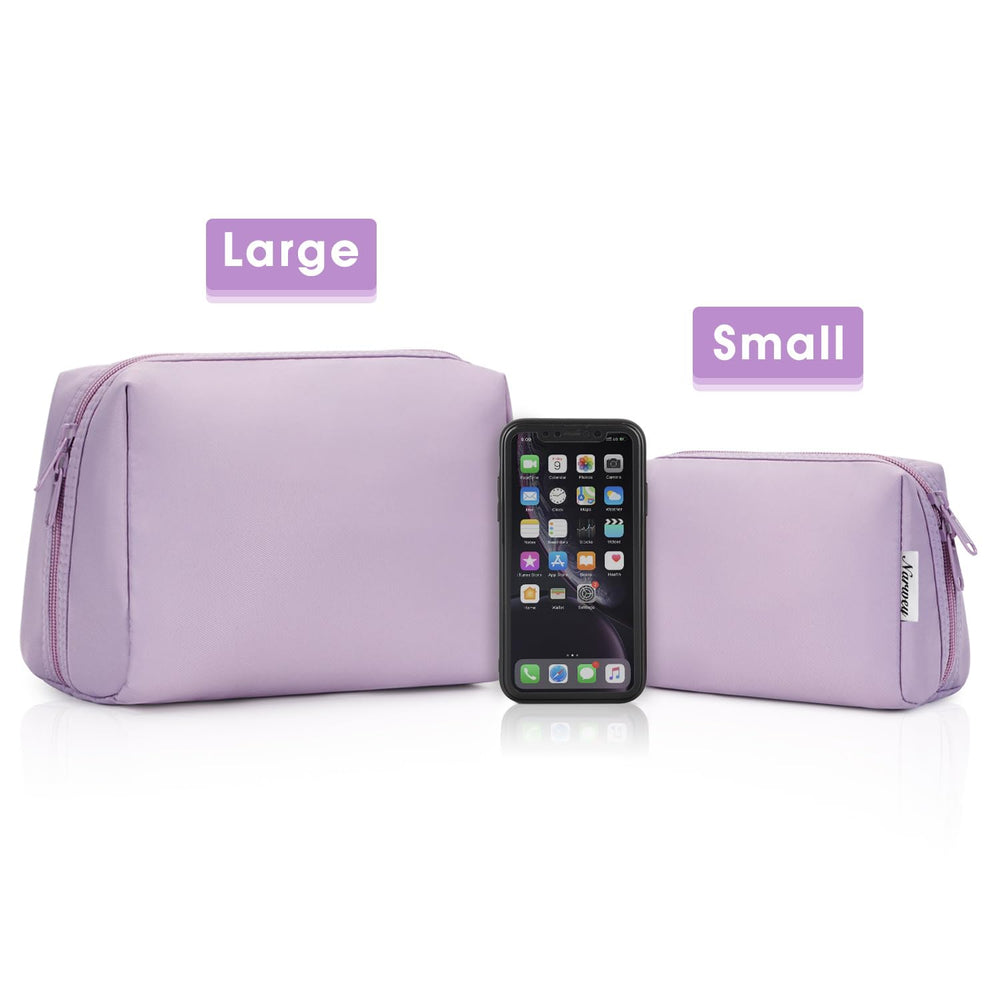 Narwey sac-maquillage grand violet idée cadeau vivante et pratique.