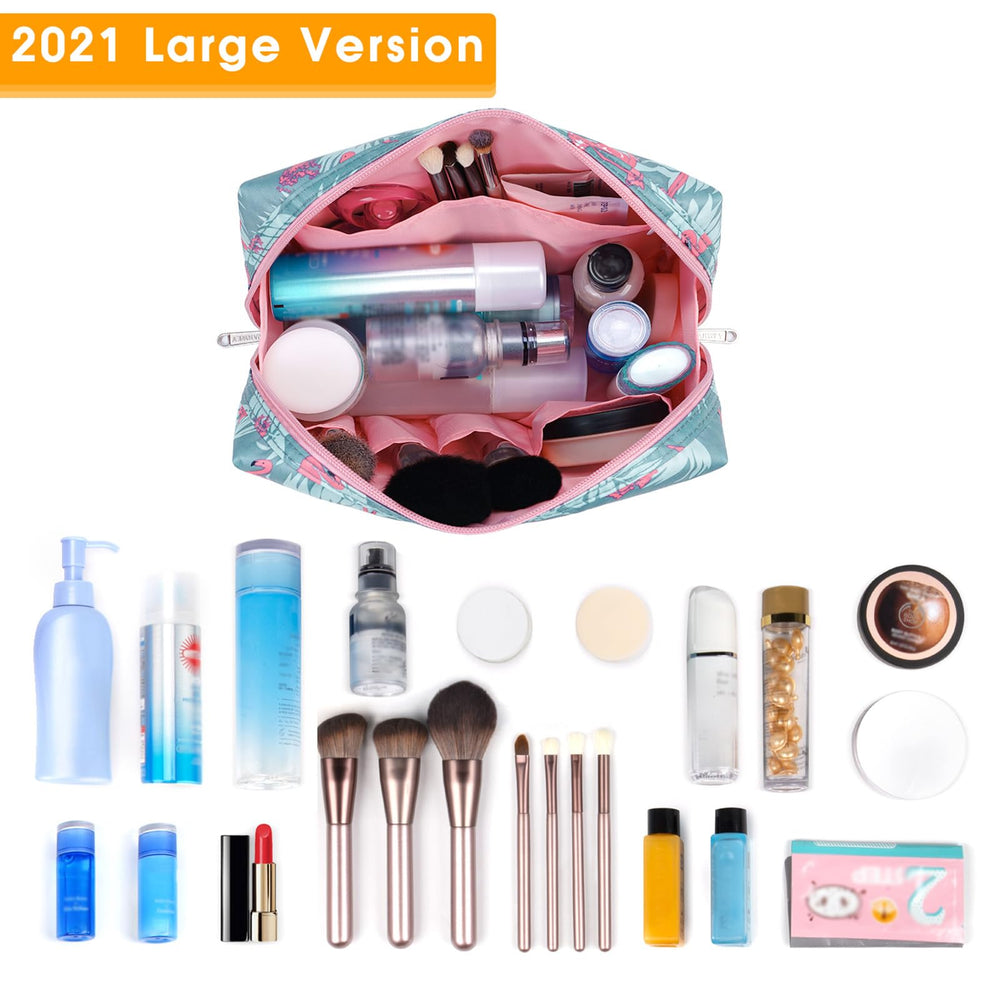 Sac Narwey maquillage avec 5 poches internes, organisation claire pour vos produits.