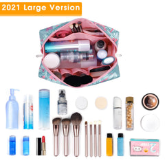 Sac Narwey maquillage avec 5 poches internes, organisation claire pour vos produits.