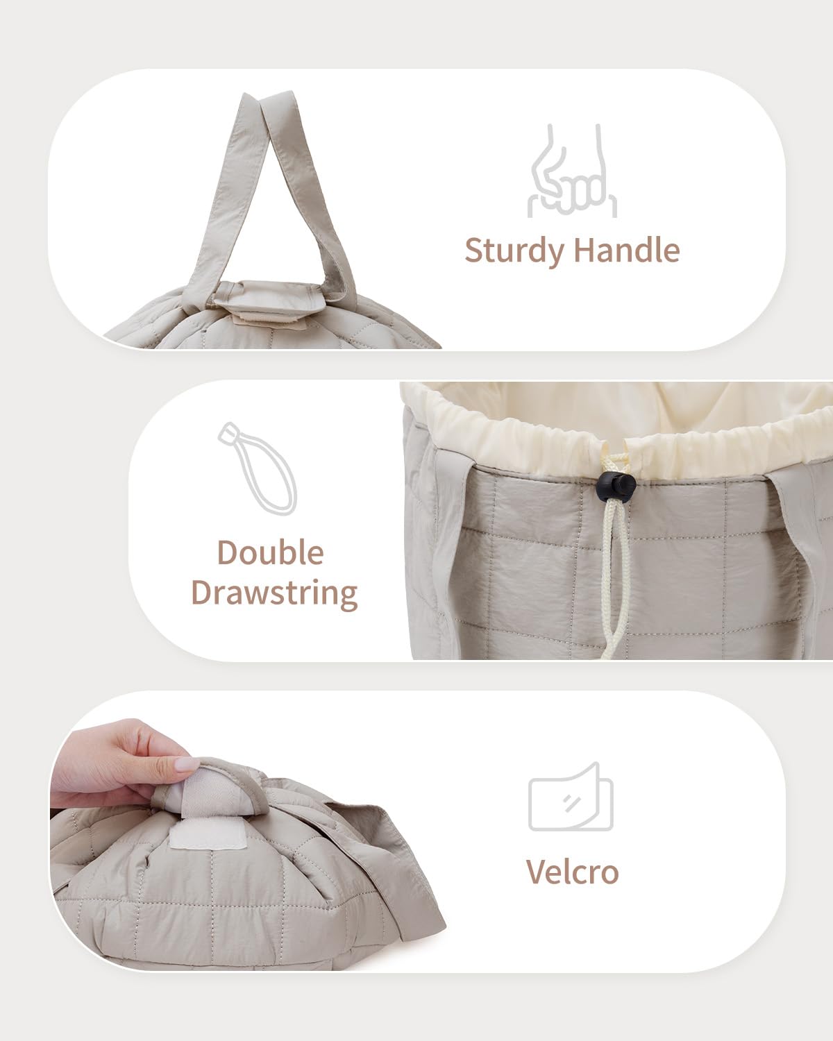 Narwey sac voyage maquillage spacieux, pratique pour les séjours courts.