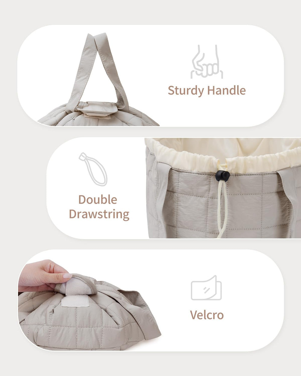 Narwey sac voyage maquillage spacieux, pratique pour les séjours courts.