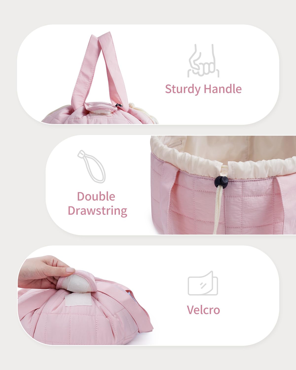 Narwey tissu imperméable et doublure rembourrée, protection des articles pendant le voyage