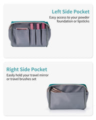 Tissu résistant à l eau et fermeture durable sur la pochette Narwey.
