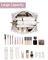 Trousse Narwey fleurie ouverte, organisation claire pour accéder rapidement aux produits