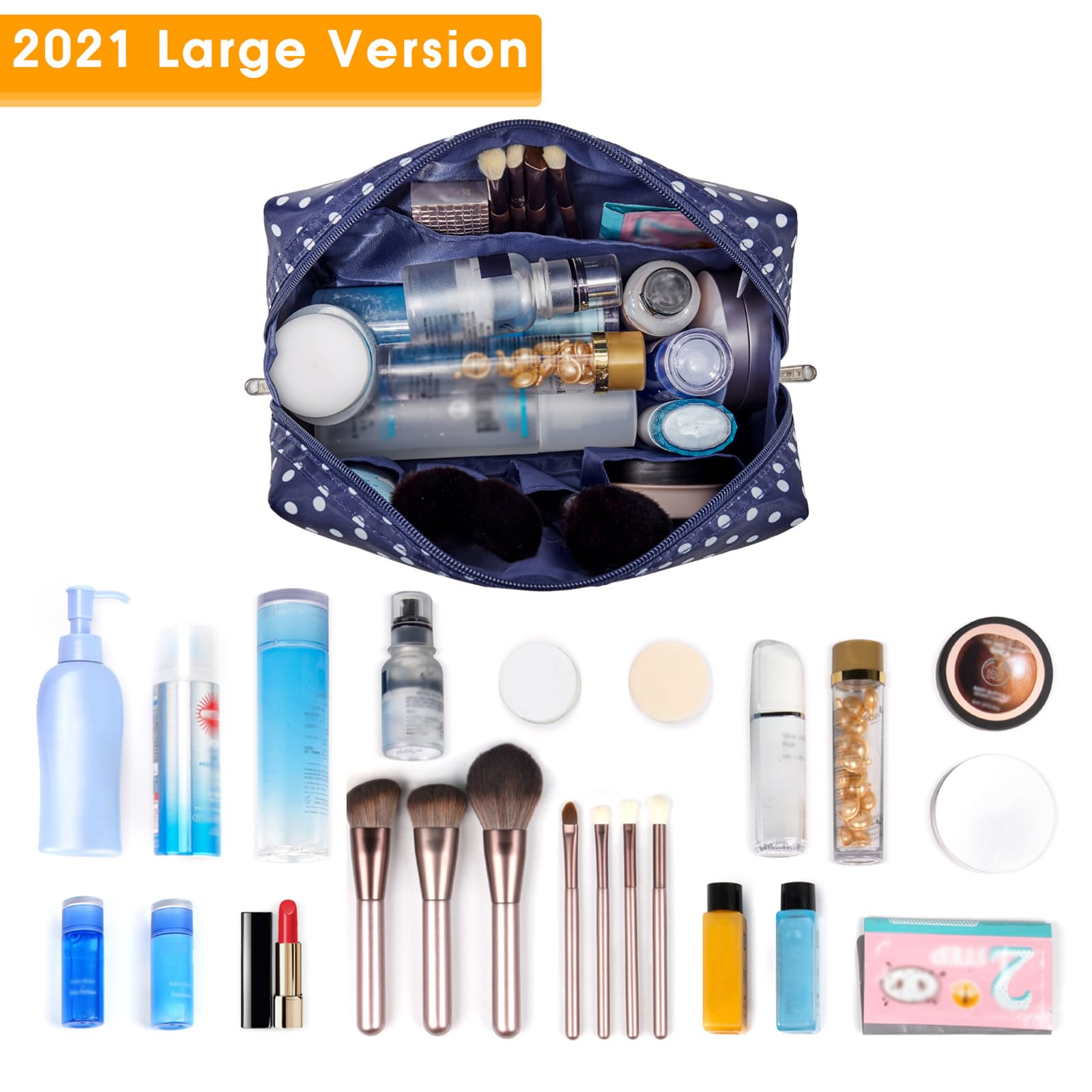 Trousse Narwey bien organisée avec poches intérieures.