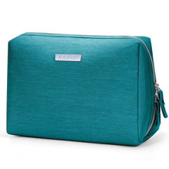 Narwey trousse bleu-vert extérieur montrant le design résistant et portable pour voyage