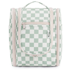 Narwey trousse à carreaux vert menthe prête pour le voyage