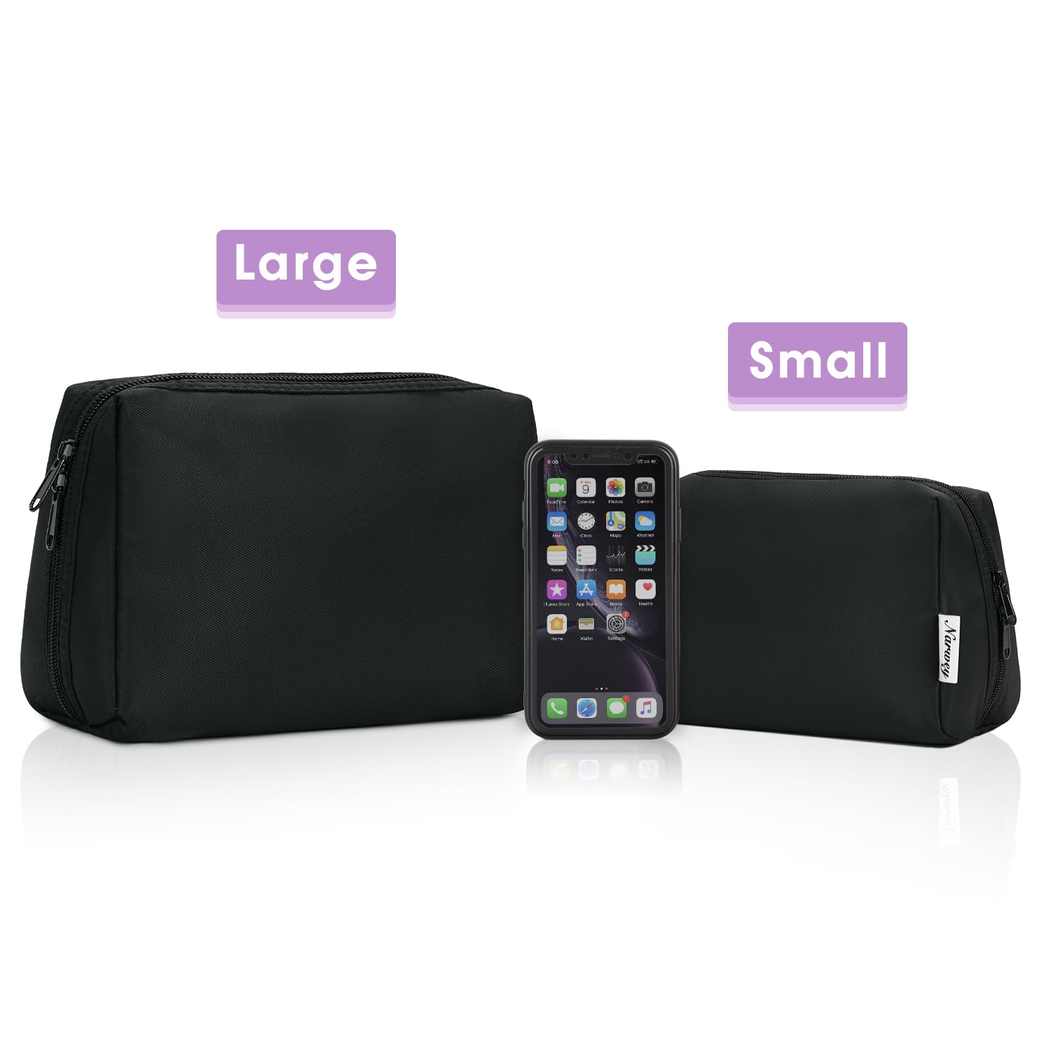 Narwey idee cadeau noir : pratique pour voyage et organisation.
