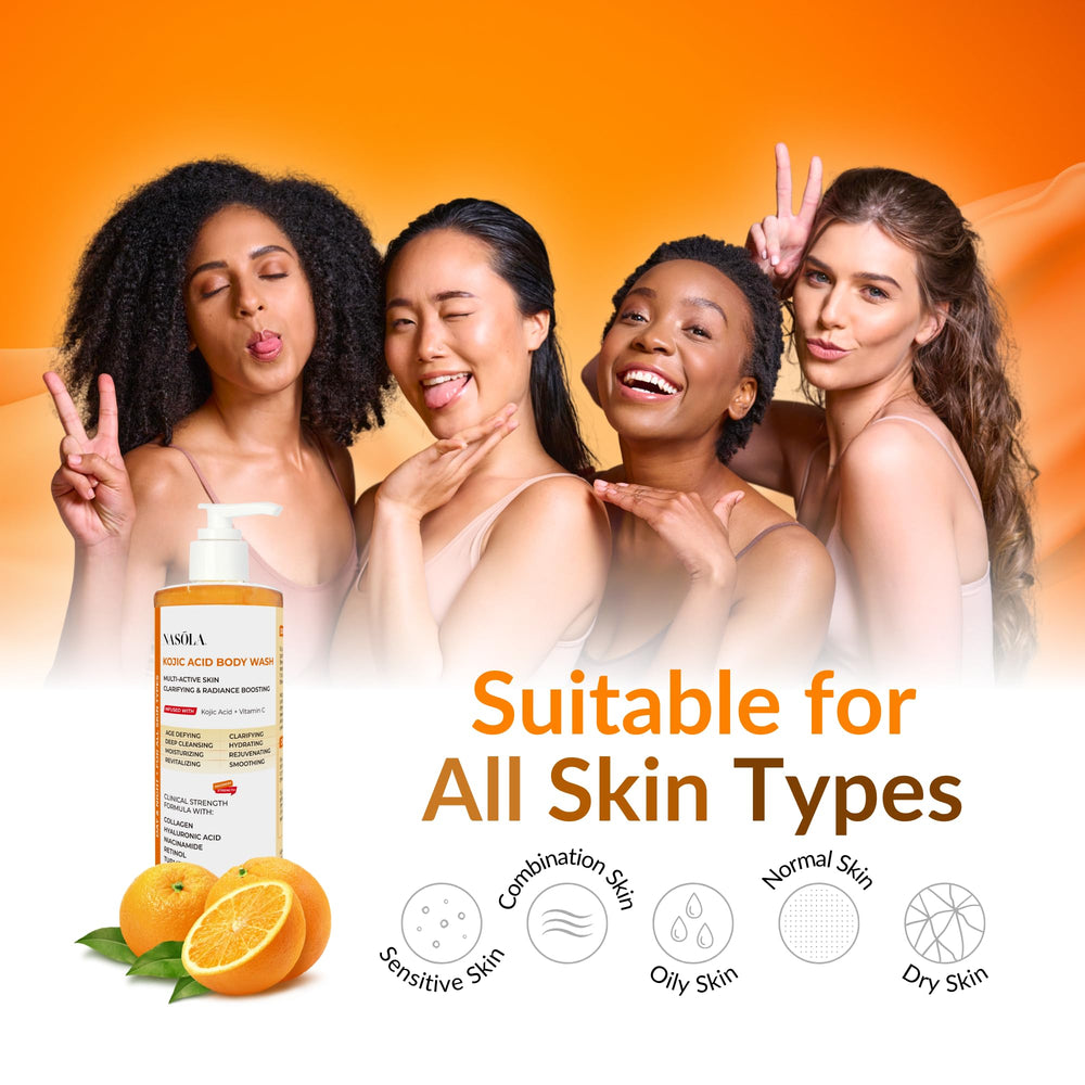 Nasola Kojic Acid Body Wash, hydratation grâce à l’acide hyaluronique.