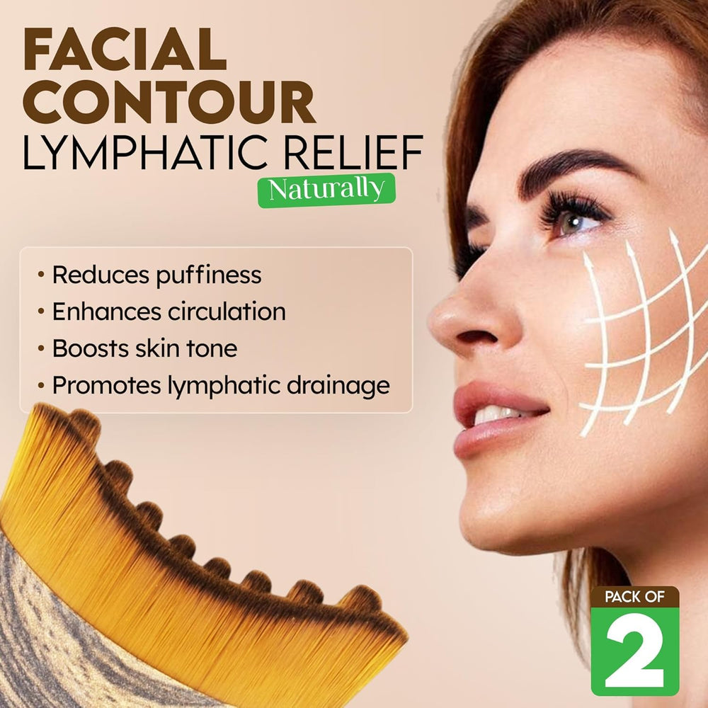 Brosse contour Nasteck visage, massage relaxant soulageant les tensions.