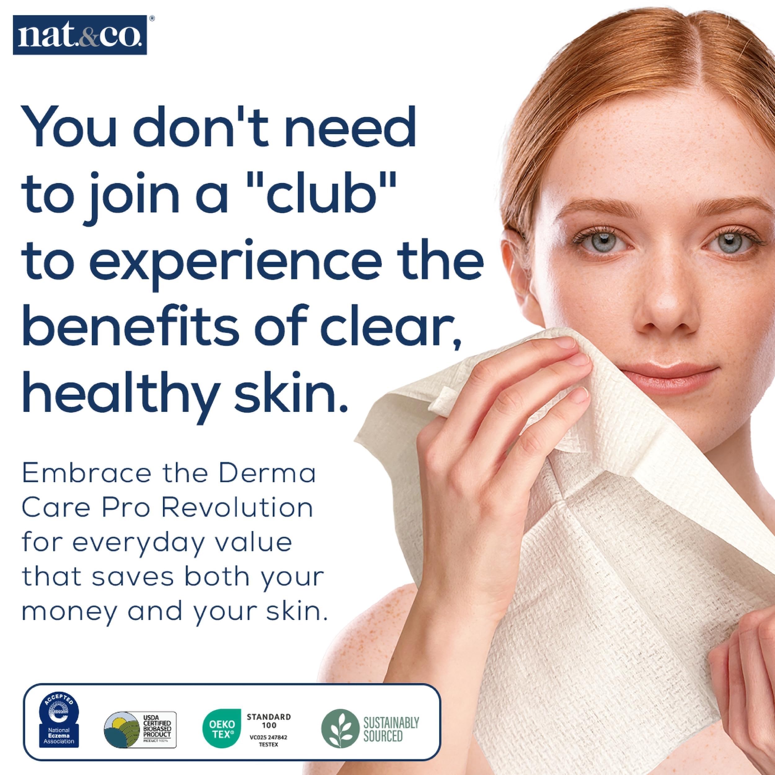Nat.&Co. Derma Care Pro – tissu visage hypoallergenique idéal pour peaux sensibles