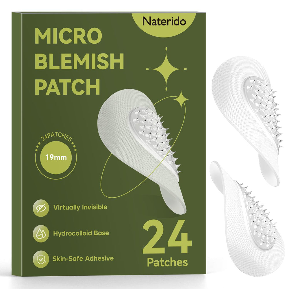 Naterido Microdart Patch – lot-24 : pansements discrets pour usage quotidien.