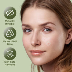 Naterido Patch hydrocolloïde invisible jour-nuit : reste discret sous le maquillage.