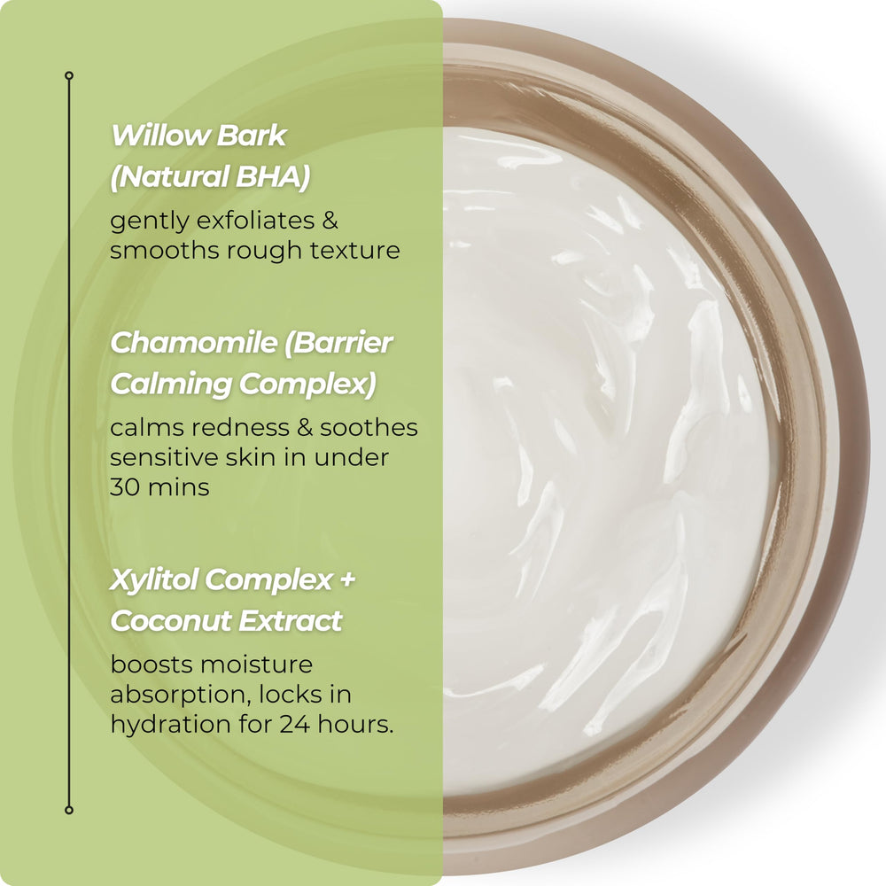 Barrière et microbiome soutenus par Natics Hydratant Quotidien Visage.