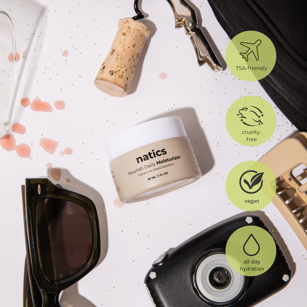Routine quotidienne flexible avec Natics Hydratant Quotidien Visage.