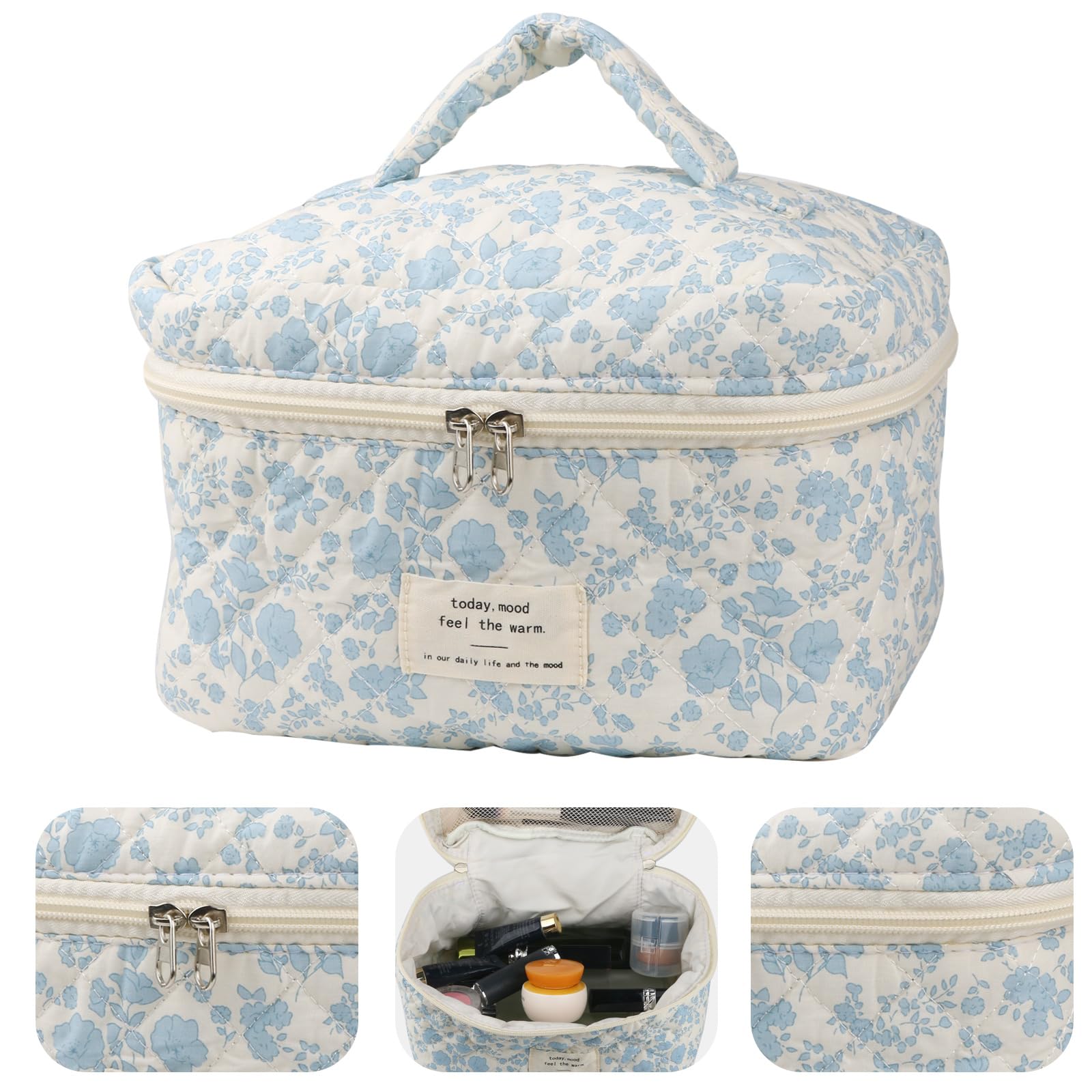 Natinsa trousse voyage weekend coquette bleu pour tout emmener.