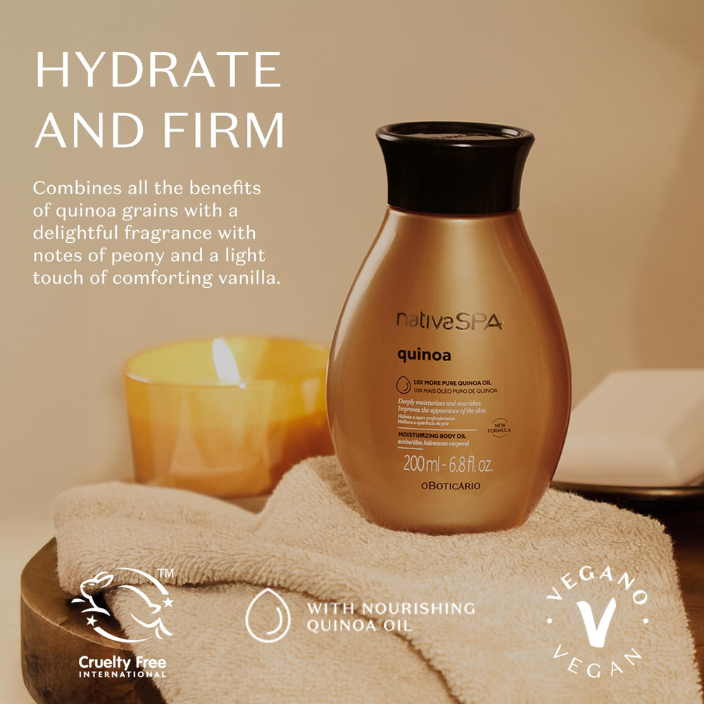 Nativa SPA O Boticário — application facile pour sceller l'hydratation.