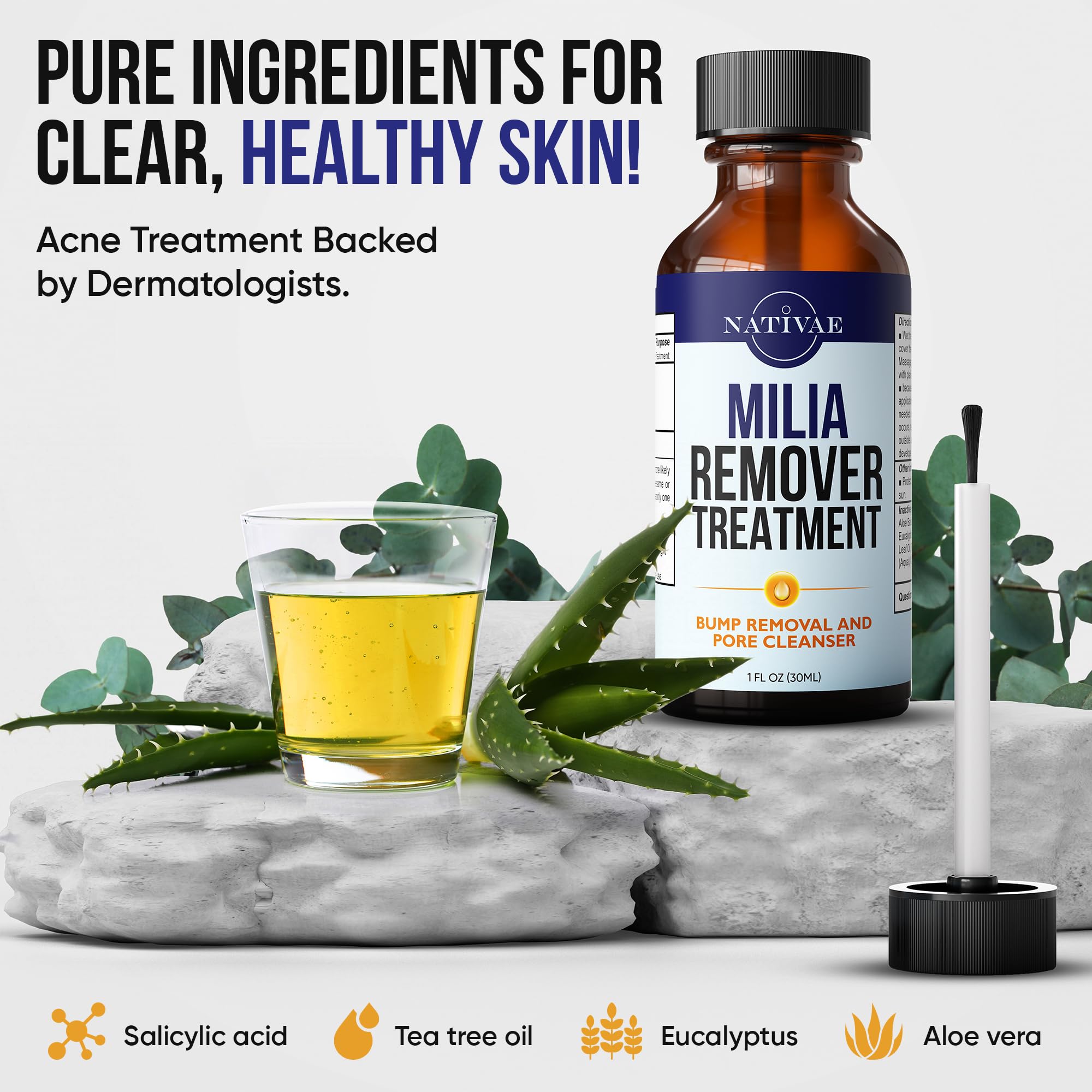 Nativae Milia Remover eyelids care for sensitive eye areas with gentle exfoliation.