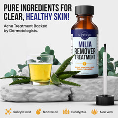 Nativae Milia Remover eyelids care for sensitive eye areas with gentle exfoliation.