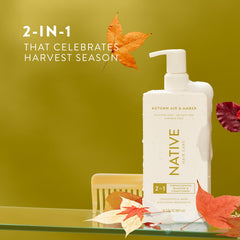 Texture crèmeuse du duo Native 2-en-1 prête à démêler et faciliter le lavage
