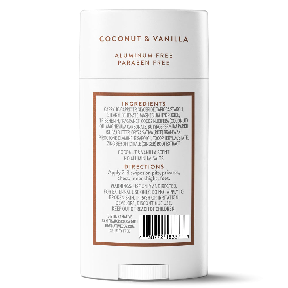 Native baton-deodorant-coco-vanille parfum agréable et usage facile.