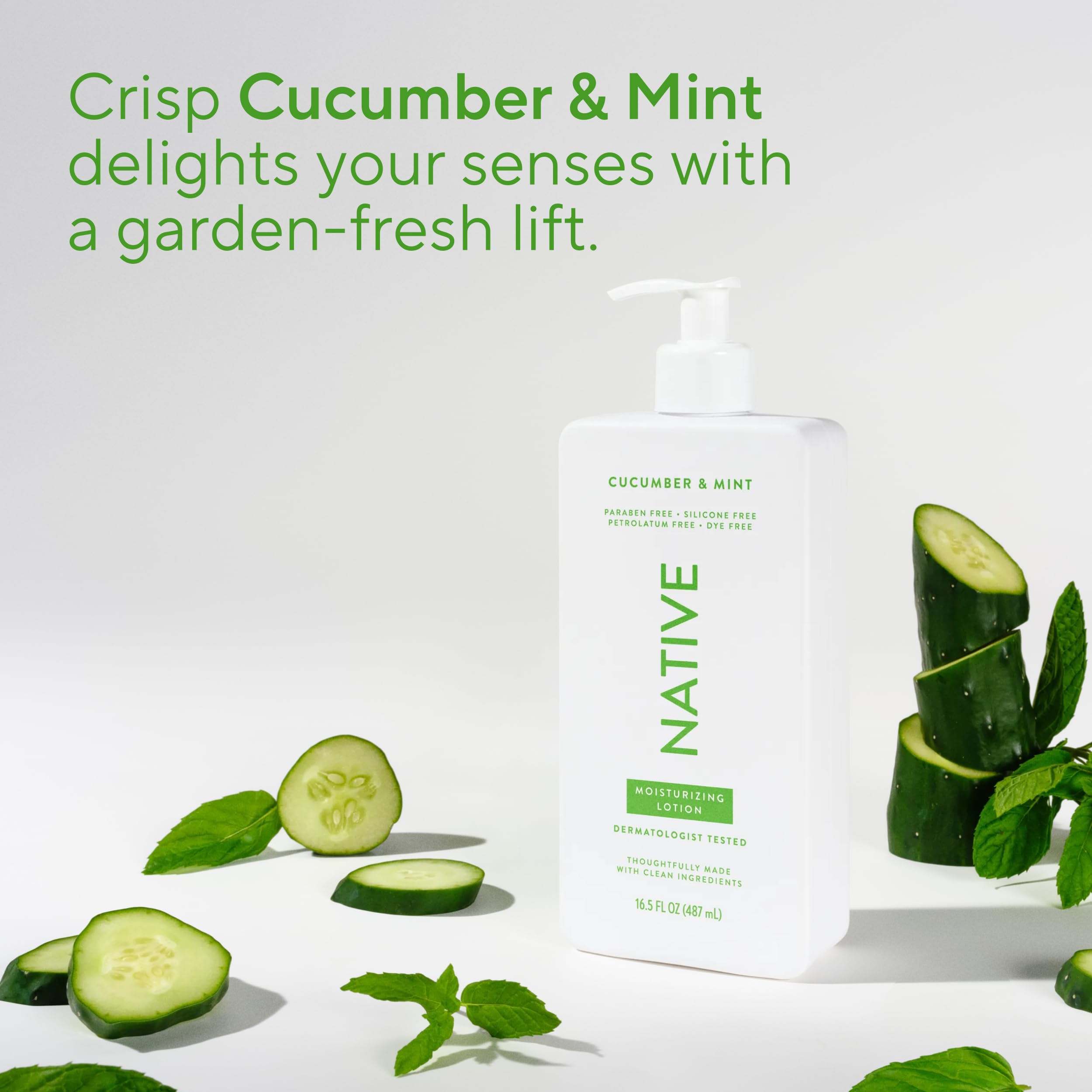 Native Body Lotion: pompe pratique pour doser sans gaspillage