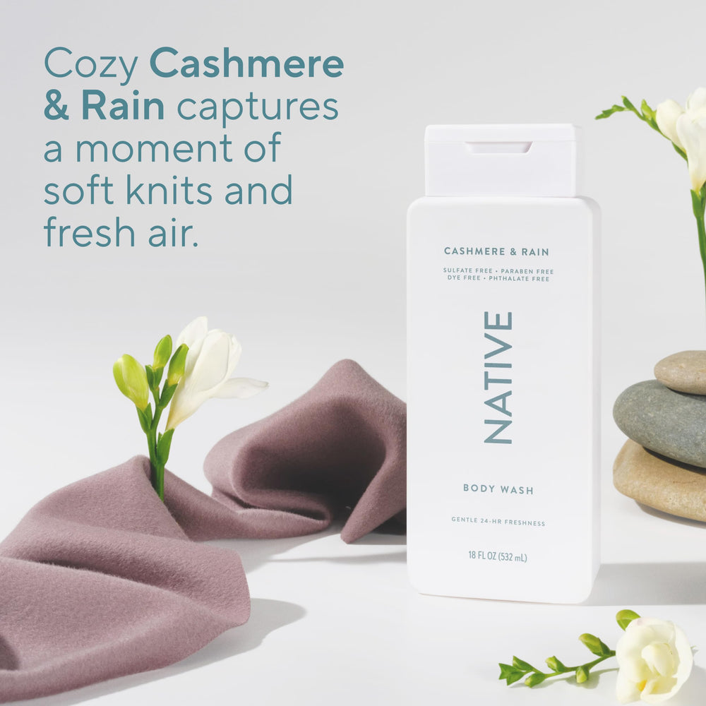 Native Body Wash hydratation légère après la douche.