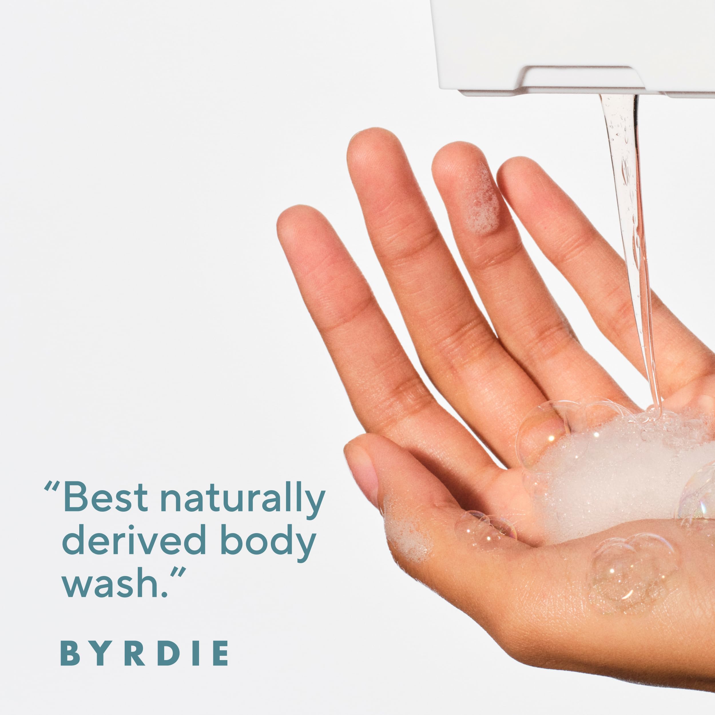 Native Body Wash mousse douce enveloppant la peau de soin.