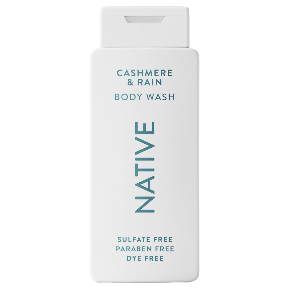 Native Body Wash Cashmere et Rain, senteur apaisante pour une douche relaxante.