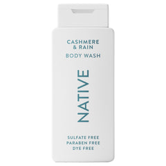 Native Body Wash Cashmere et Rain, senteur apaisante pour une douche relaxante.