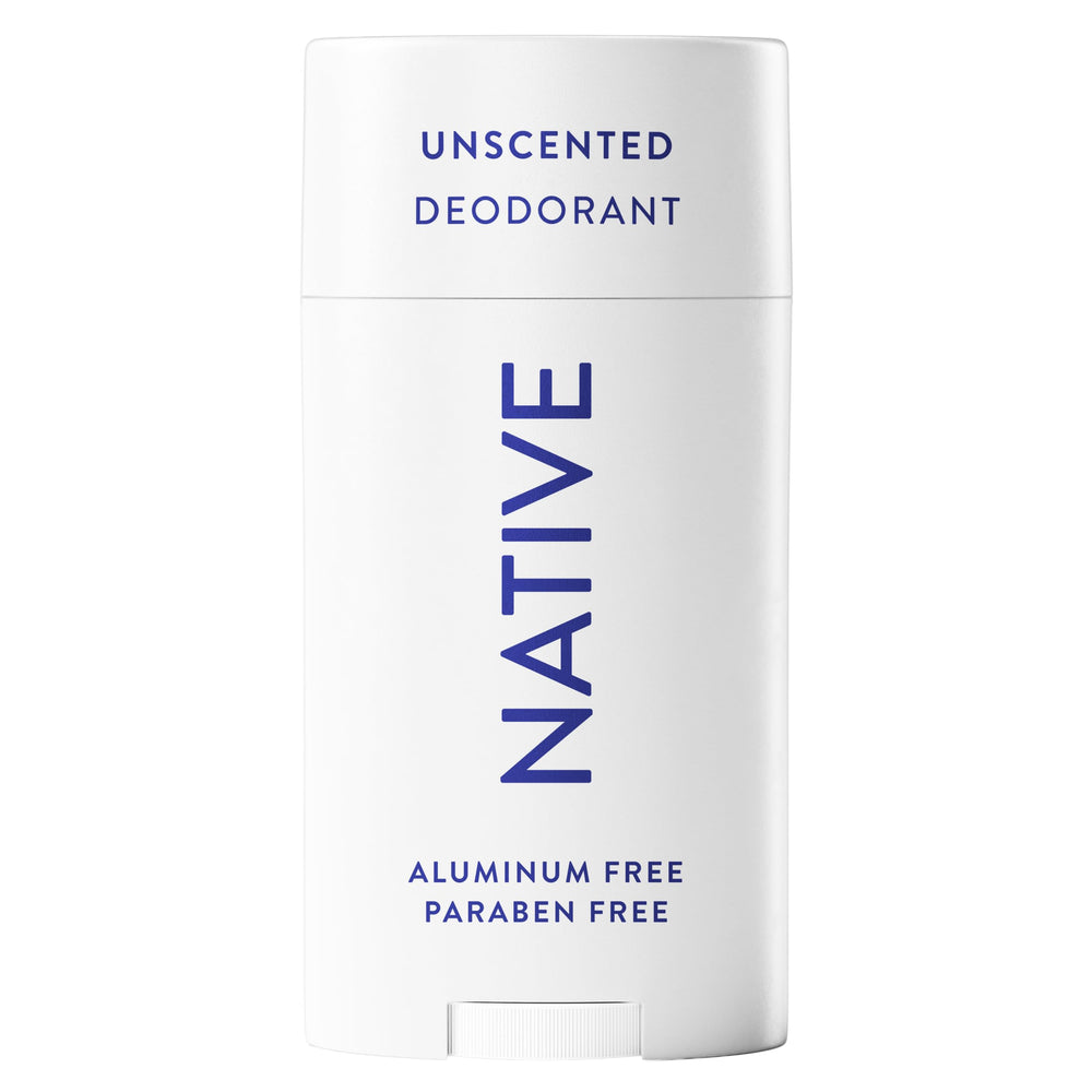 Native Déodorant sans parfum – emballage avant, pratique et discret pour démarrer votre journée.