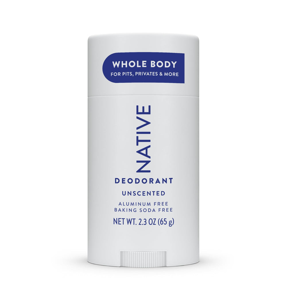 Native Déodorant Stick — application douce pour une glisse légère et hydratante.