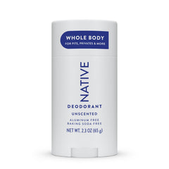 Native Déodorant Stick — application douce pour une glisse légère et hydratante.