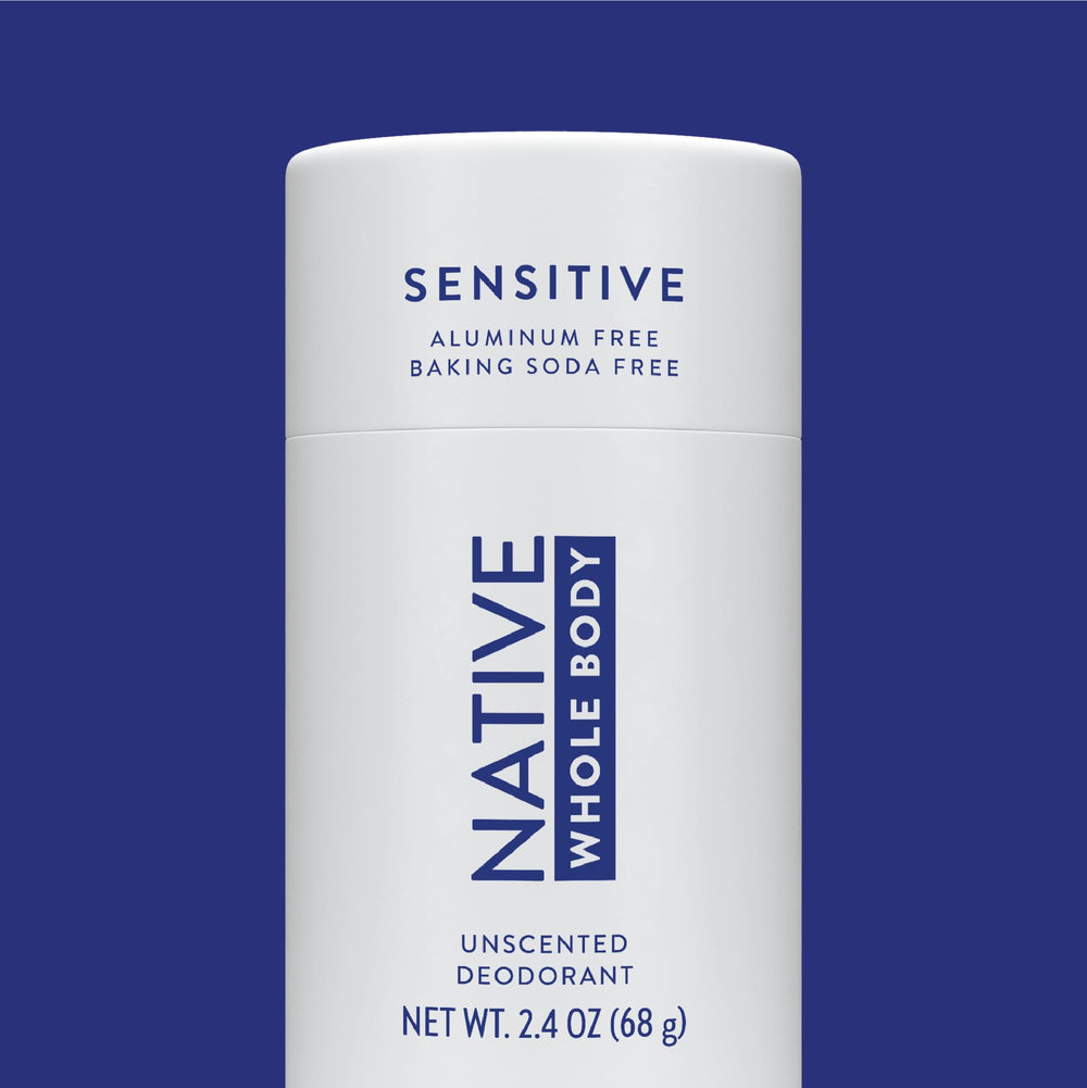 Native Déodorant Stick sans aluminium — protection longue durée et douceur cutanée.