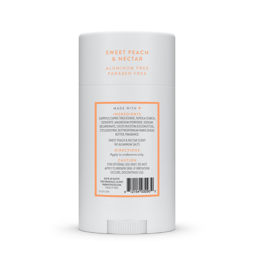Native déodorant – format 2,65 oz, pratique pour le sac ou le voyage.